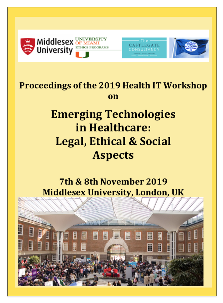 2019 workshop
                  proceedings