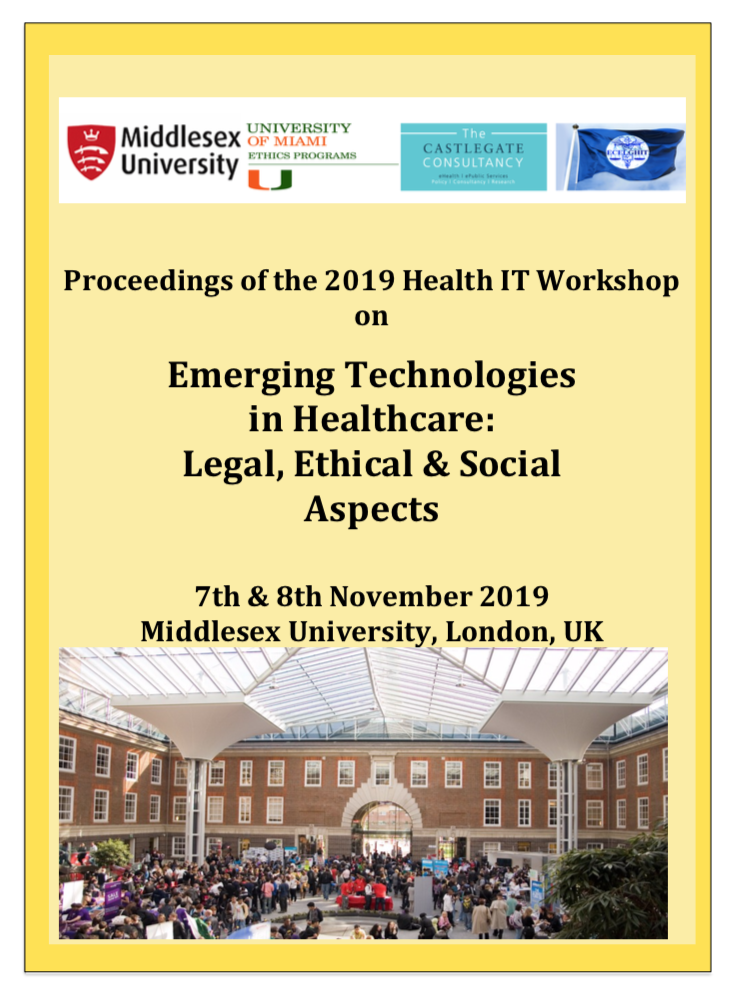 2019 workshop
                  proceedings