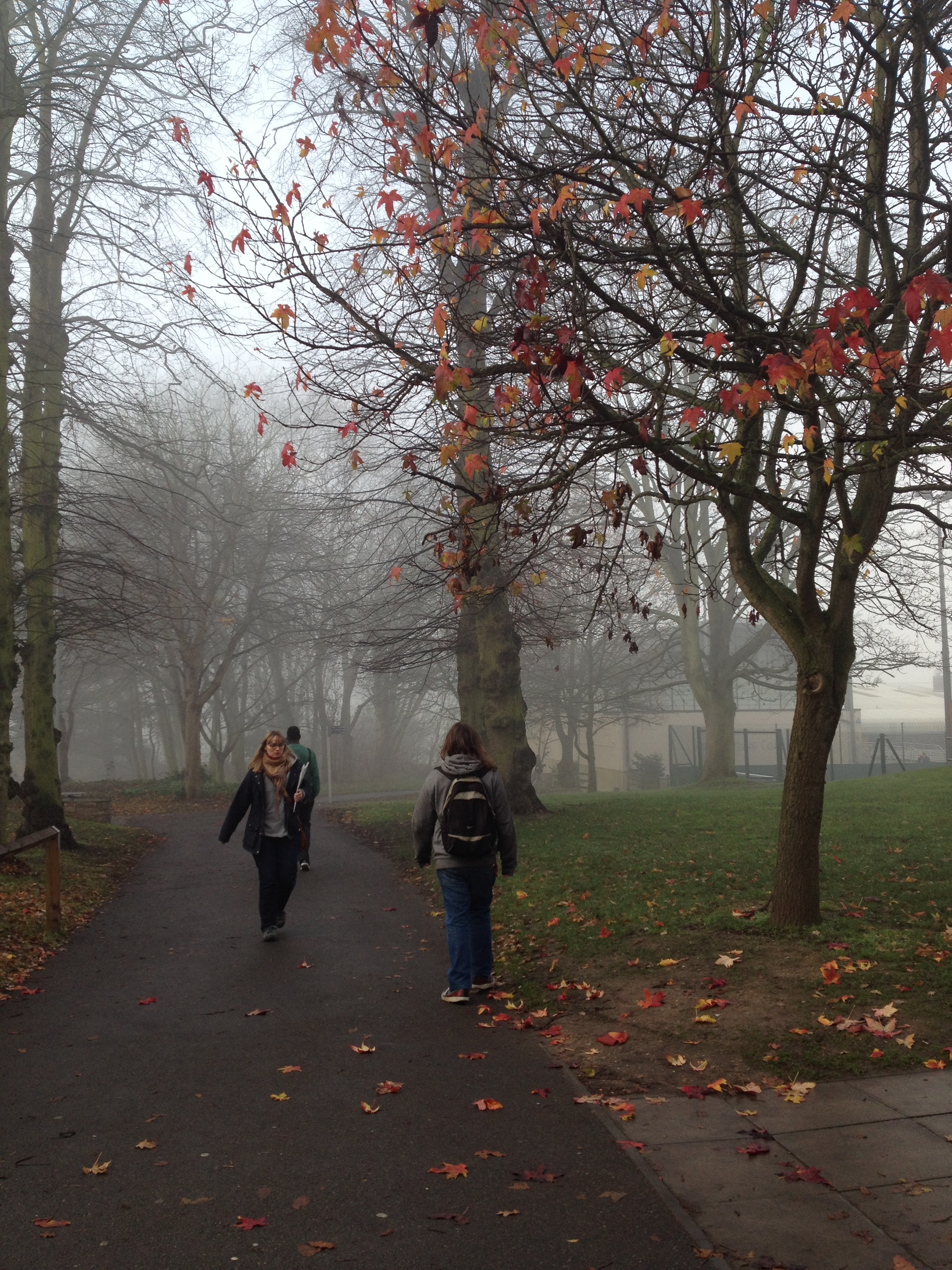 A winter's day at Middlesex University