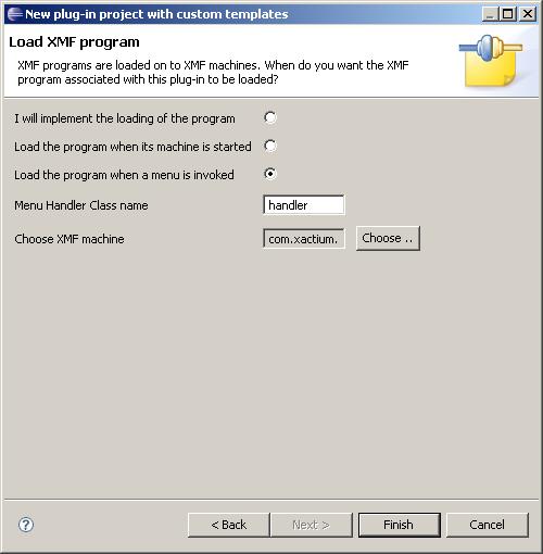 Determining when to Load XMF Program