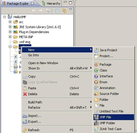 Creating an XMF file