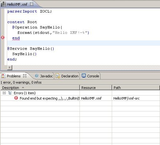 Editing an XMF file